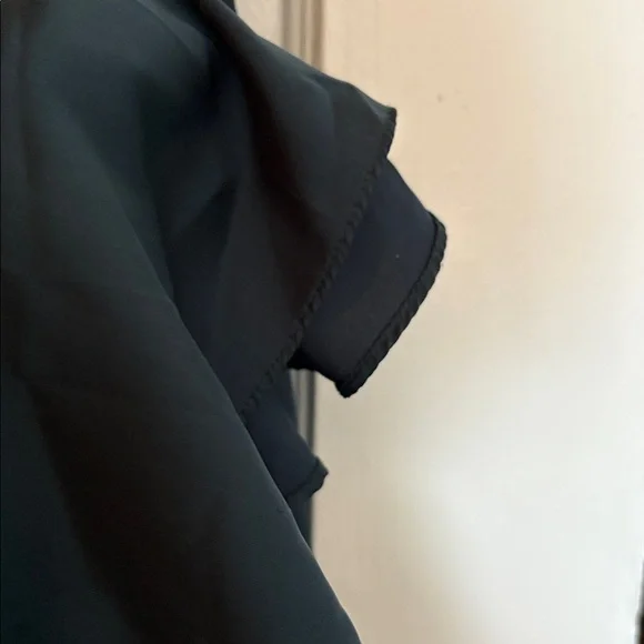 BHLDN one shoulder scarf neck asymmetrical maxi dress dark green size XS - Picture 8 of 10